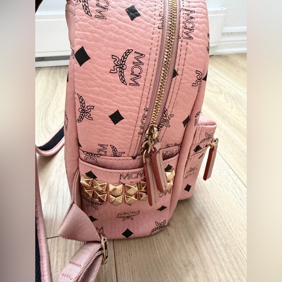 MCM mini Pink Backpack - Picture 3 of 8